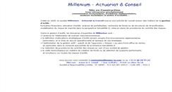 Desktop Screenshot of millenium-ac.com